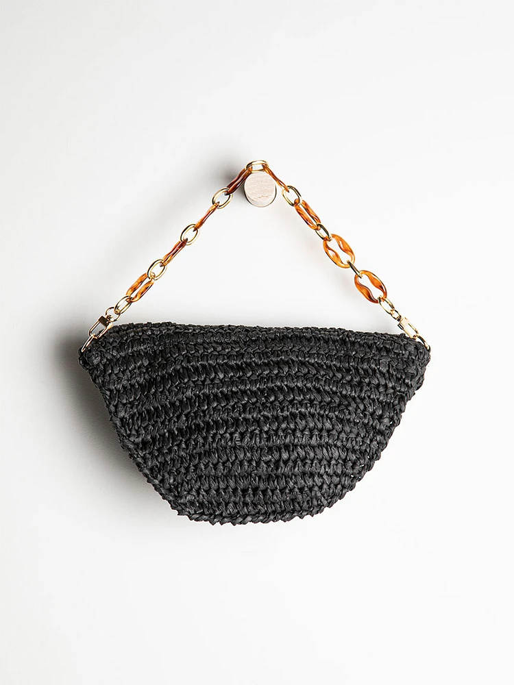 Straw Crossbody Bag