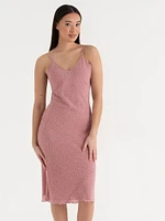 Strappy Midi Slip Dress