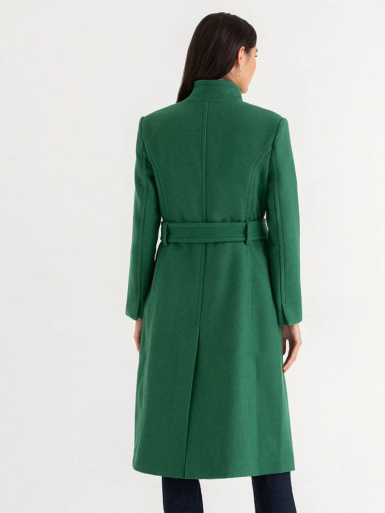 Etienne Wool Wrap Coat