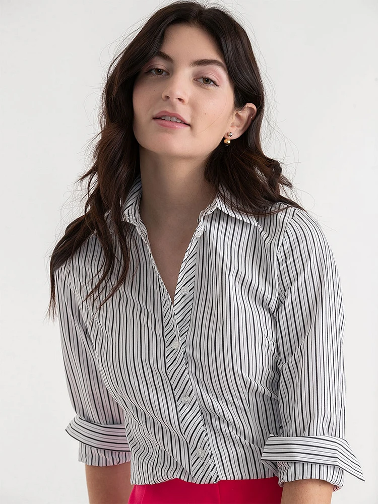 New Talia Fitted Collared Shirt