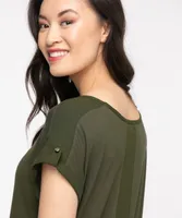 Extended Sleeve Woven Top