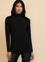 Modal Long Sleeve Turtle Neck