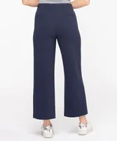 Scuba Crepe Wide Leg Crop