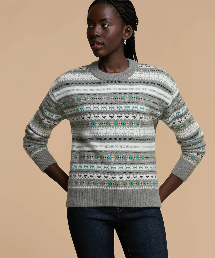 Fair Isle Pullover Sweater