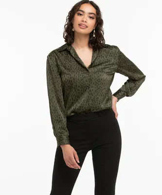 Satin Collared Shirt