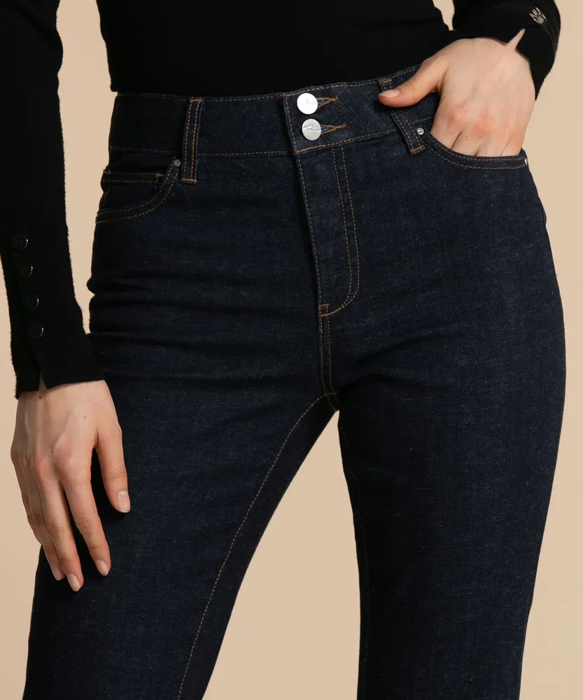 Sylvie Slim Cuffed Jeans