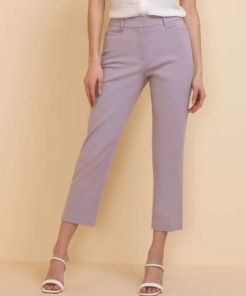 Straight Skimmer Sateen Pant