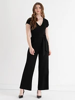 Venus Wide Leg Jumpsuit Iconic Crepe