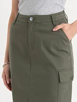 Cargo Midi Skirt