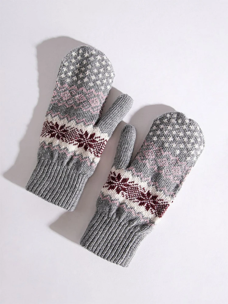 Wool Blend Mittens