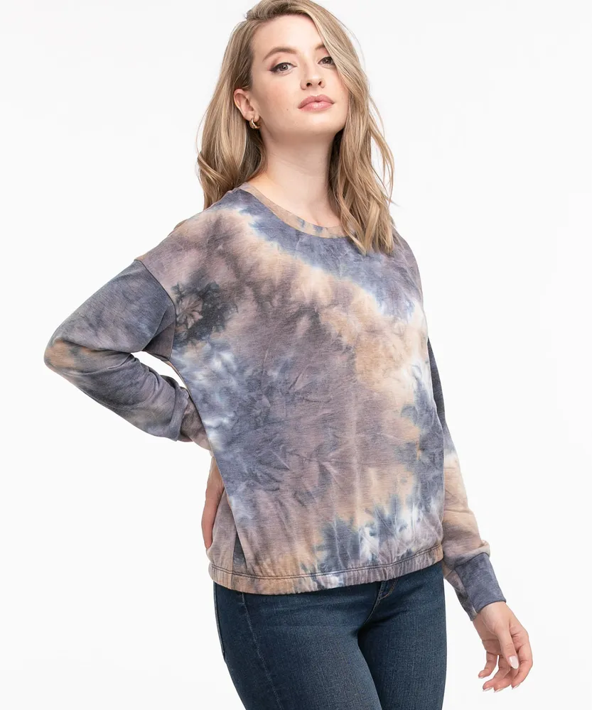 Tie-Dye Elastic Bottom Top