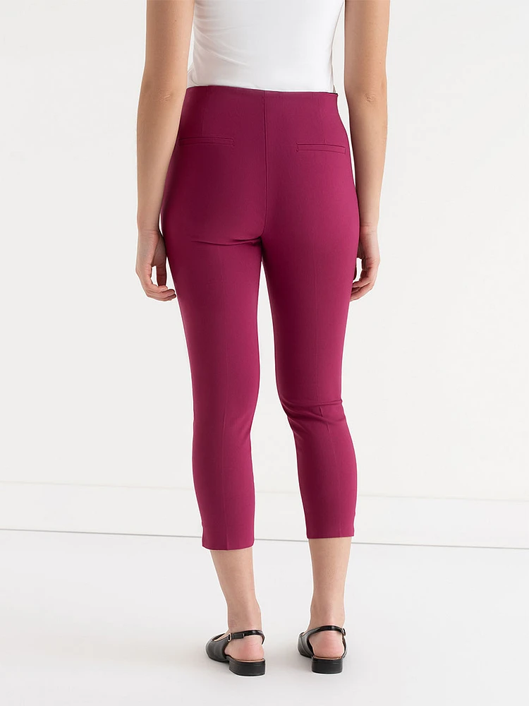 Audrey Skinny Crop Pant Microtwill