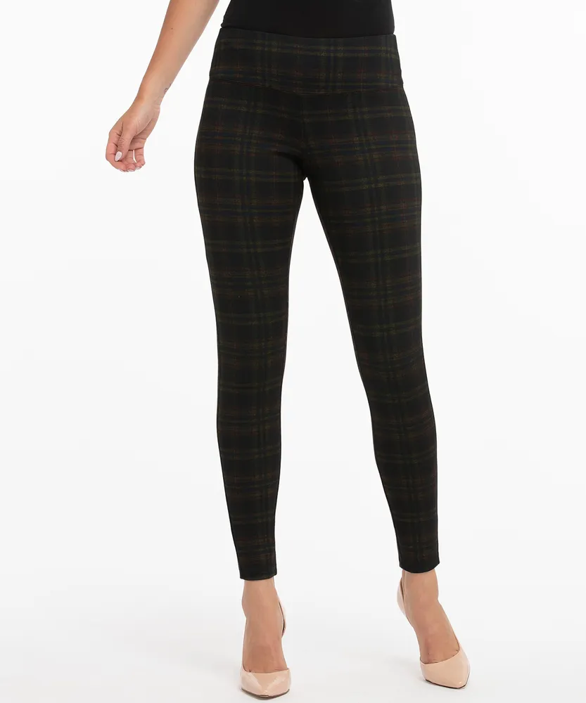 Autumnal Plaid Ponte Instant Smooth Legging