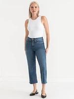 Lucy Straight Leg Cropped Jeans