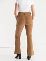 Corduroy Flare Leg Pant