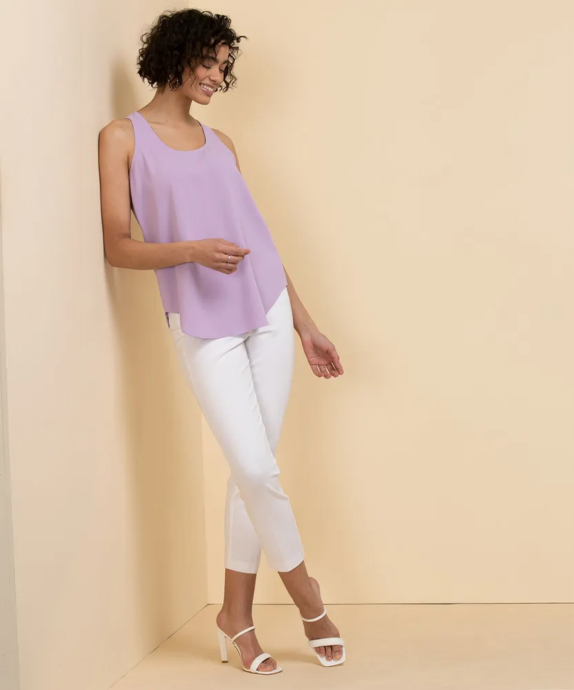 Sleeveless Tank Style Blouse