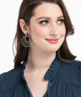 Circular Art Deco Earring