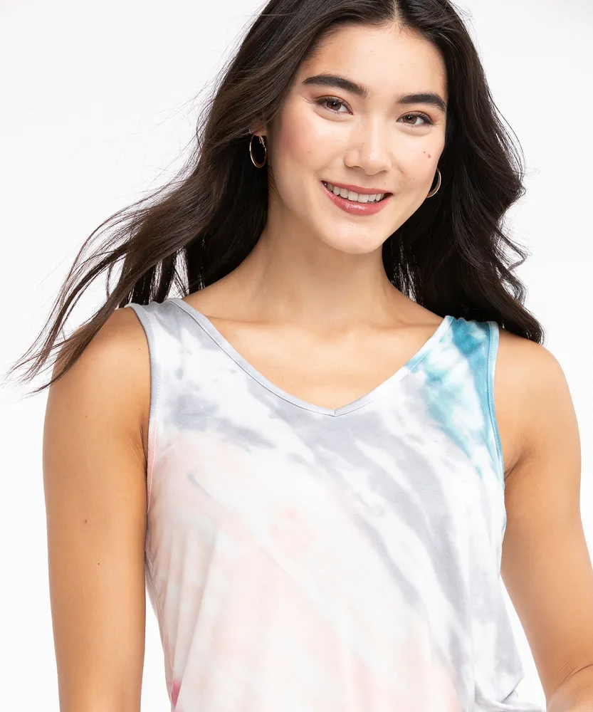 Tie-Dye Swing Tank Top