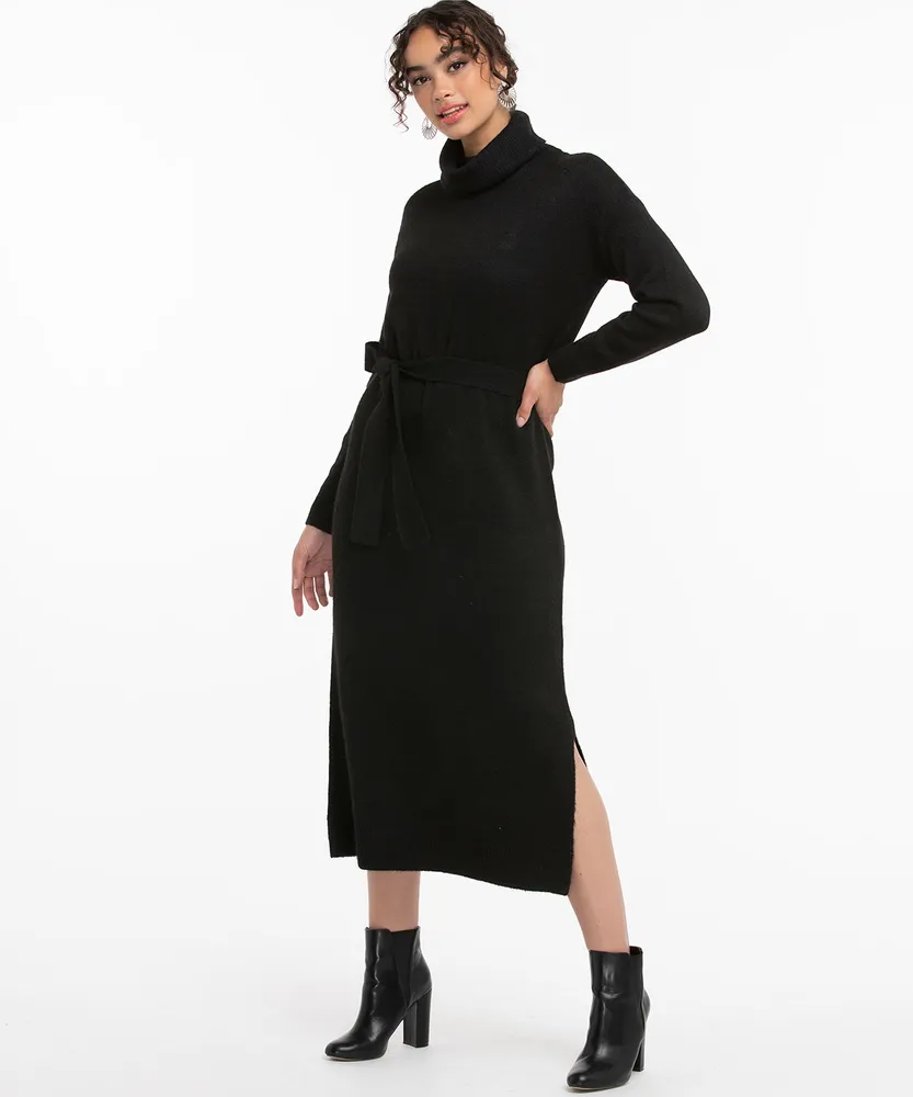 Turtleneck Sweater Dress