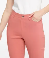 Microtwill Pull-On Crop Pant