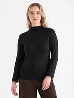 Knit Mock Neck Top