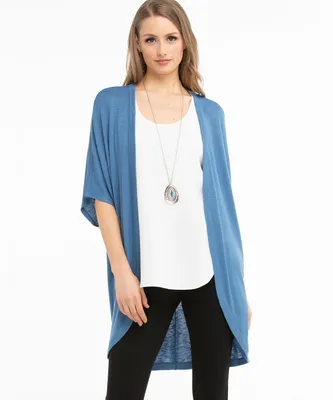 Short Sleeve Cocoon Cardigan