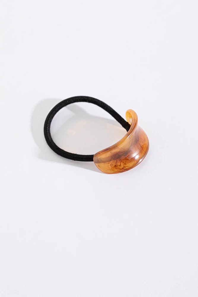 Tortoiseshell Accent Hair Tie