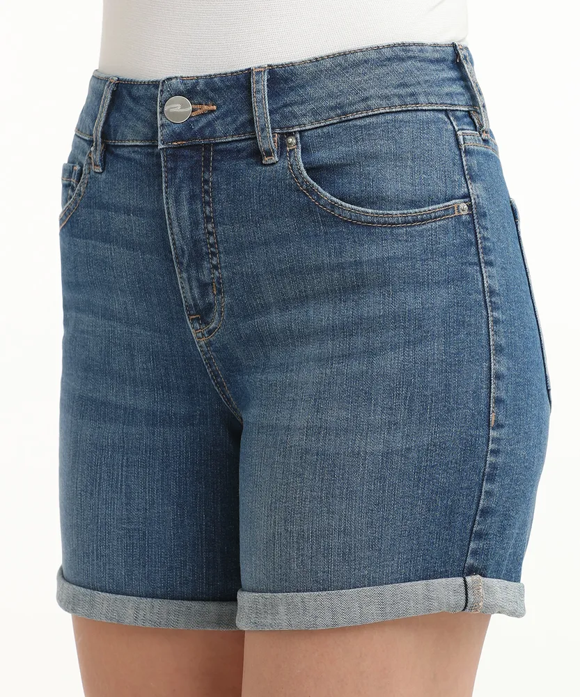 5-Pocket Relaxed Denim Short