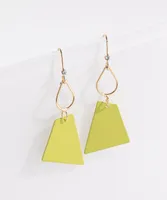 Lime Green Drop Earring