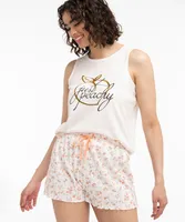 Peach Pull-On PJ Short