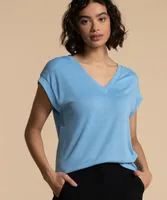 Extend V-Neck Hacci T-Shirt