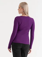 Long Sleeve Henley Shirt