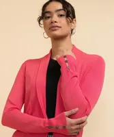 Side Tab Button Cardigan