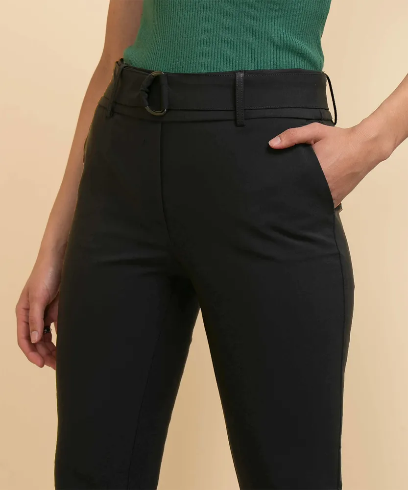 Pull-On Slim Leg Ankle Length Pant by Jules & Leopold