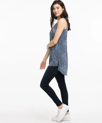 Sleeveless Hacci Tunic Top