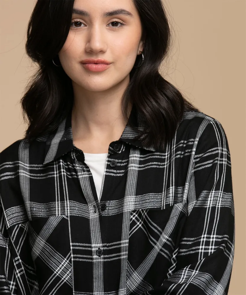 Plaid Collared Shirt