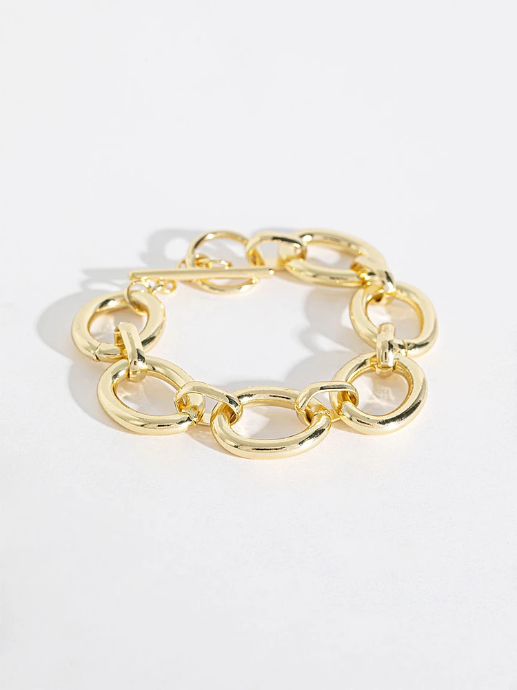 Gold Chunky Chain Bracelet