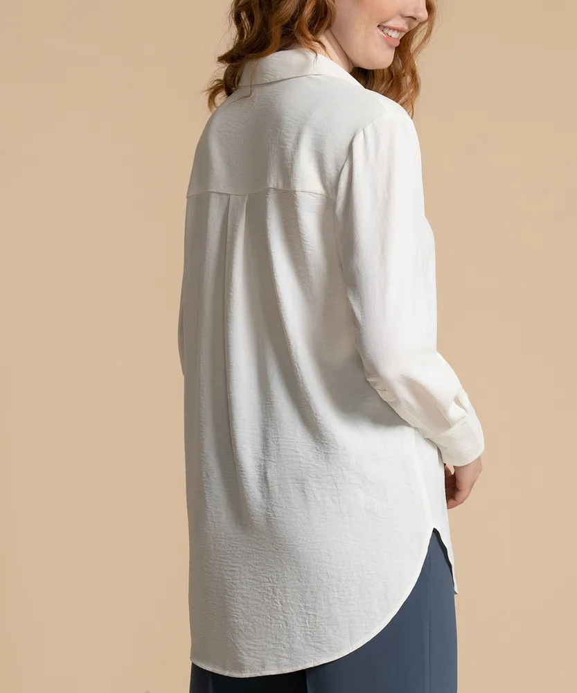 Long Sleeved Collared Shirt