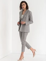 London Double-Breasted Relaxed Blazer Luxe Tailored