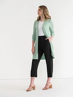 Long Sleeve Ribbed Cardigan