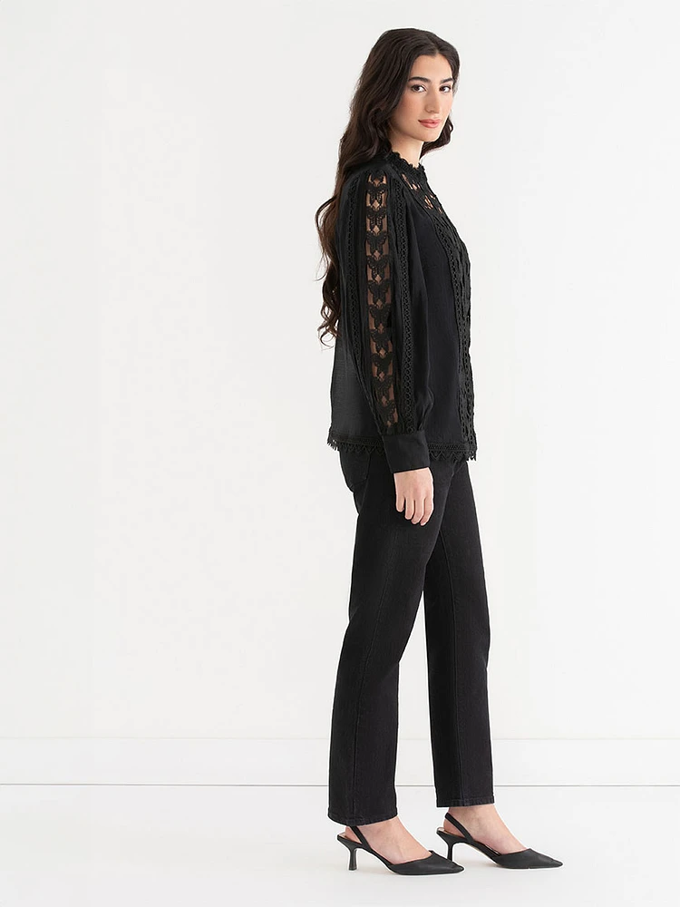 Butterfly Lace Blouse