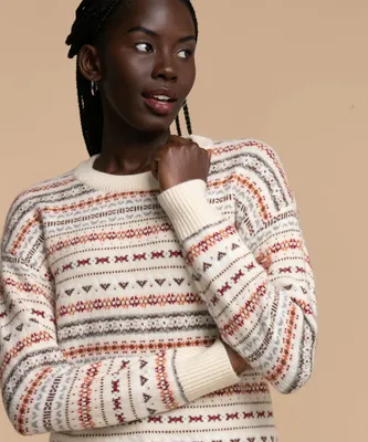 Fair Isle Pullover Sweater