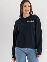 Long Sleeve Crewneck Sweatshirt