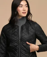 Quilted Zip Front Jacket