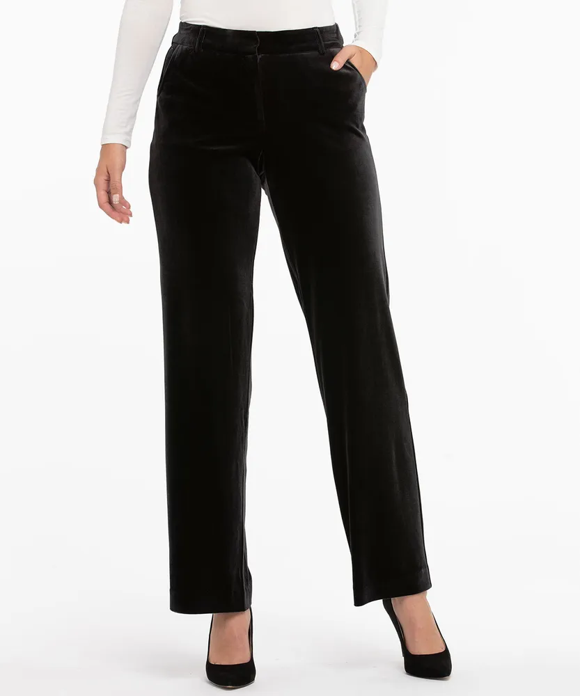 Velvet Fly Front Trouser