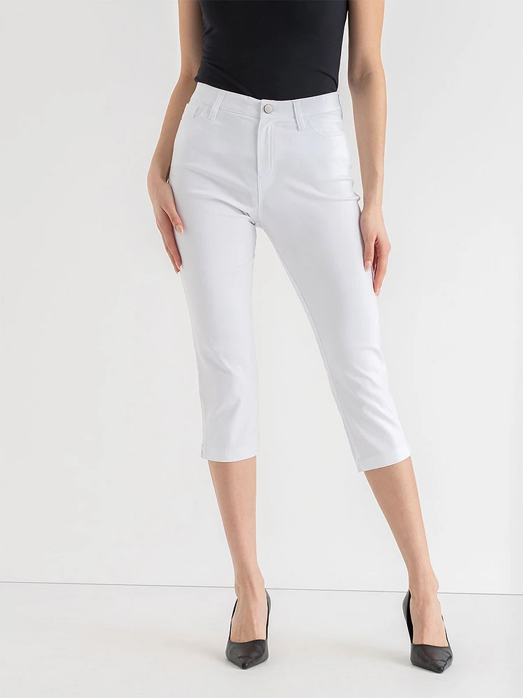 Harlow Skinny Capri Pant Microtwill