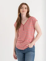 Short Sleeve Henley