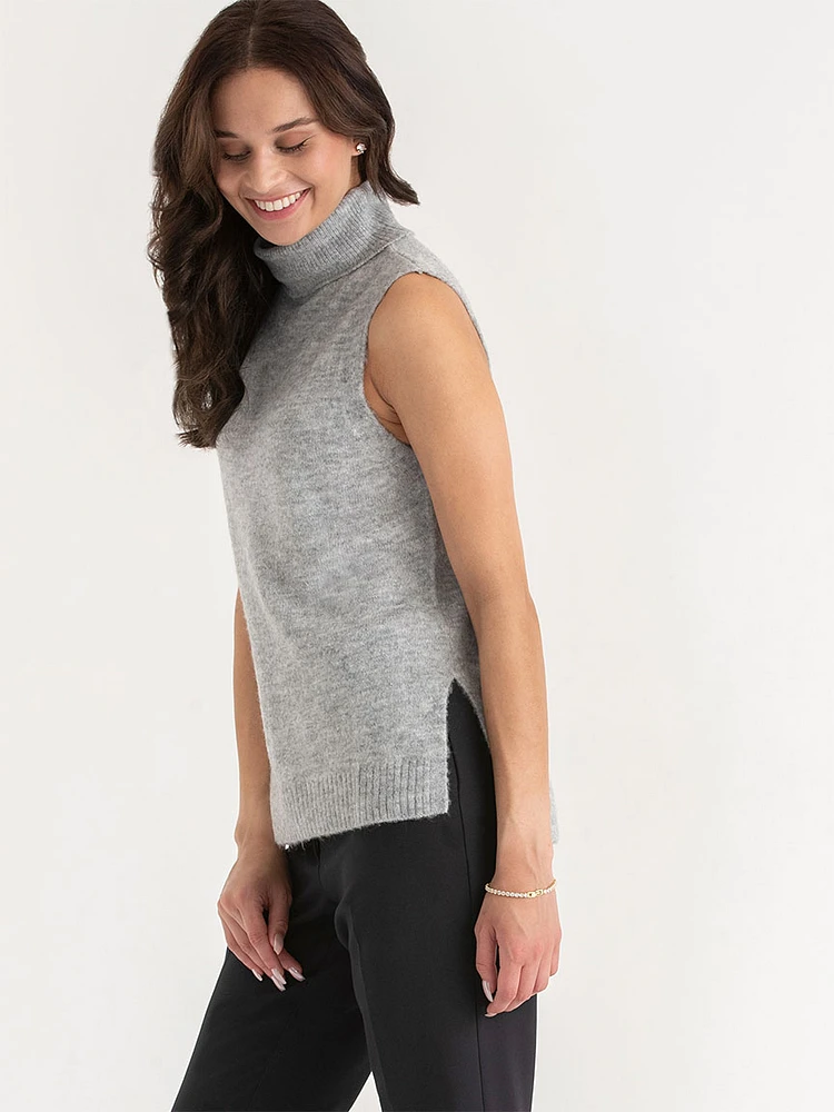 Mossy Turtleneck Sweater Tank