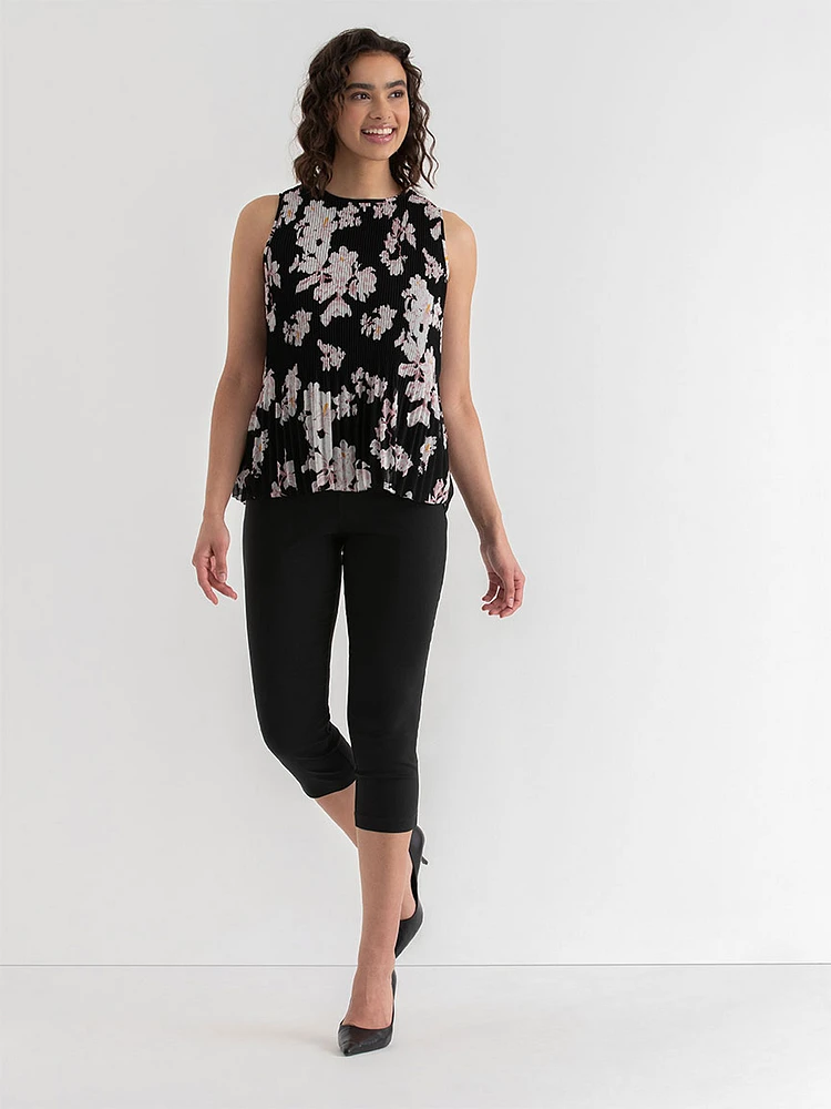 Harlow Skinny Capri Pant Microtwill