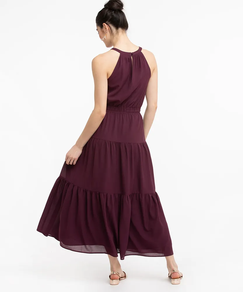 Tiered Halter Dress